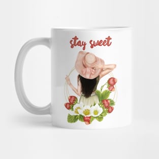 Strawberry girl Mug